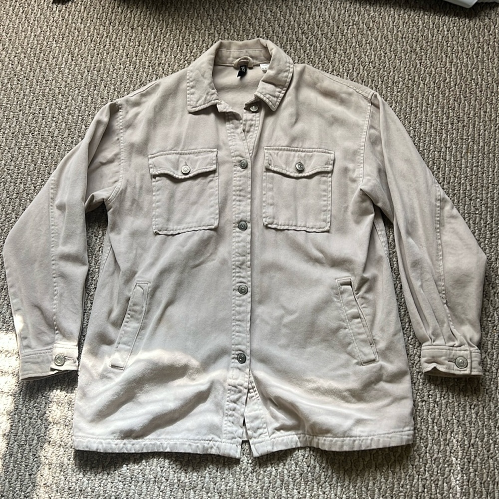 H&M Divided Beige Oversized Jacket
